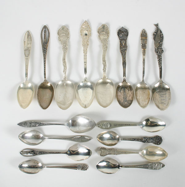 Sterling souvenir spoons East 4f5ee