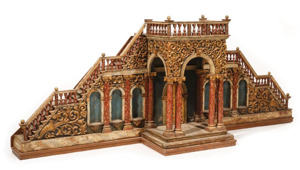 ITALIAN ARCHTECTURAL MODEL OF A