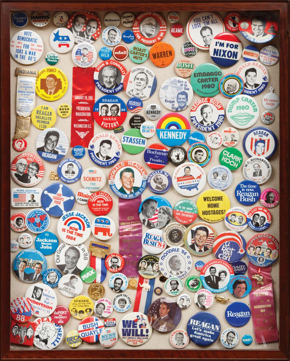 GROUP OF AMERICAN POLITICAL BUTTONSLarge 319c2c