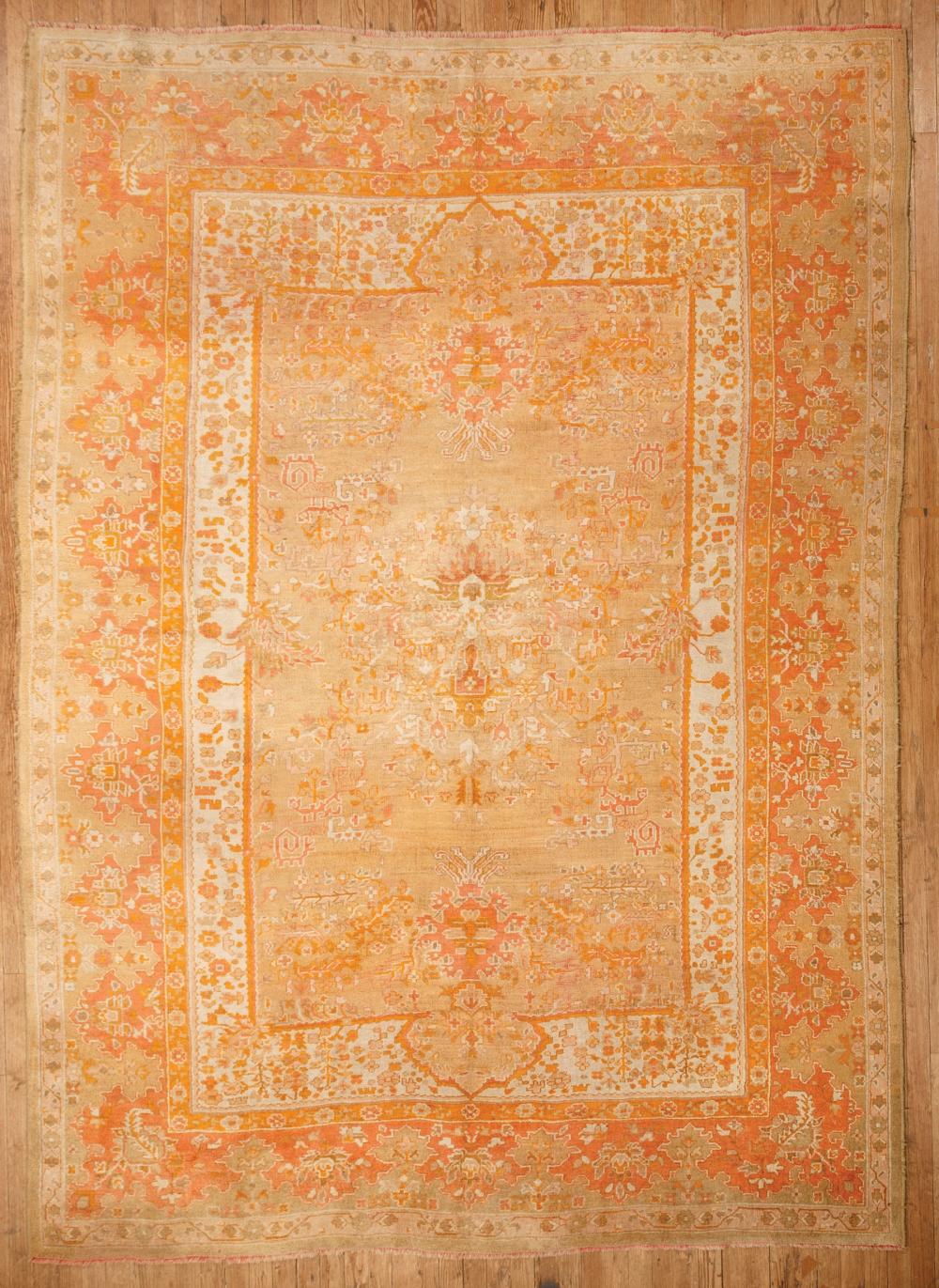 OUSHAK CARPETOushak Carpet , orange,