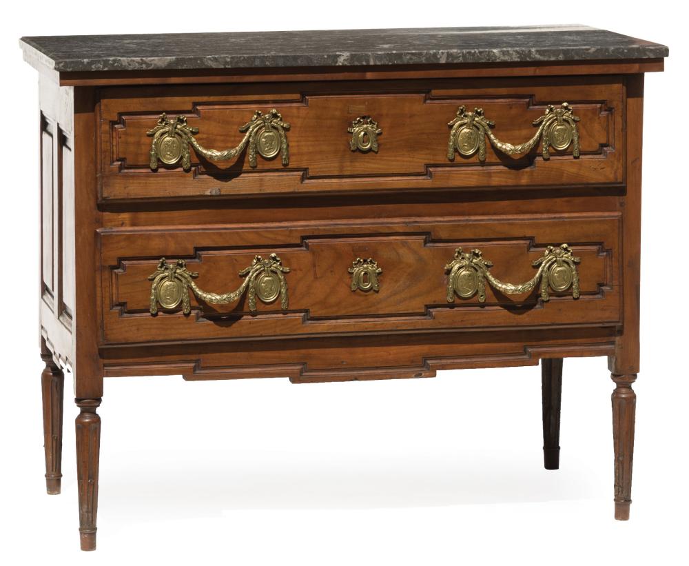 LOUIS XVI-STYLE FRUITWOOD COMMODEAntique