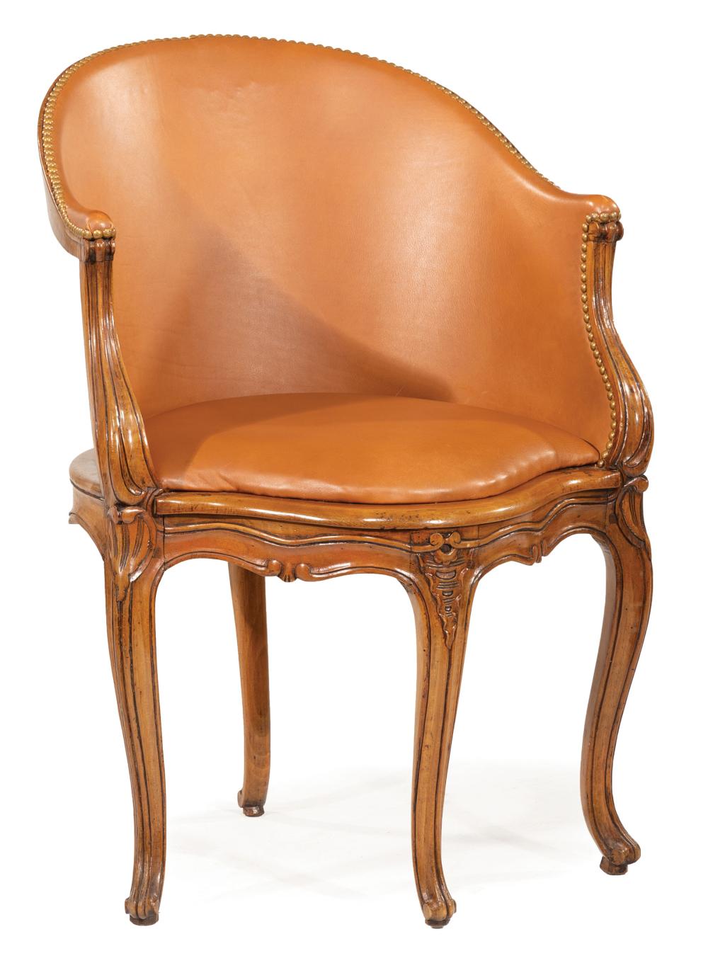 LOUIS XV STYLE FRUITWOOD BERGEREAntique 319dcd