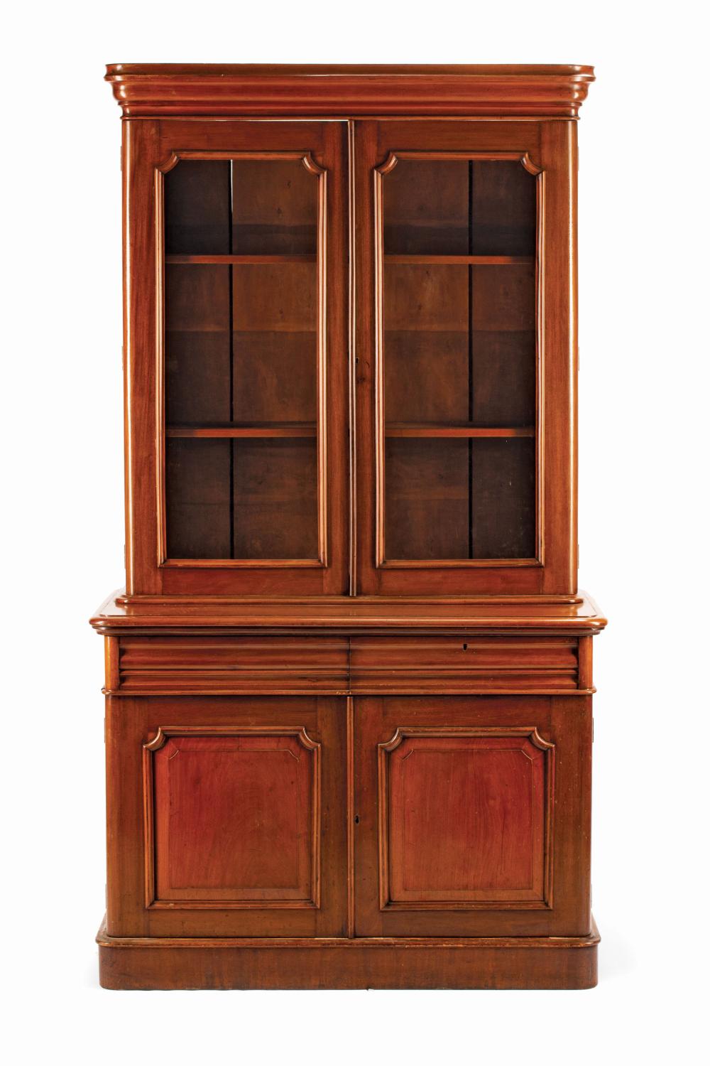 LOUIS PHILIPPE MAHOGANY BOOKCASELouis