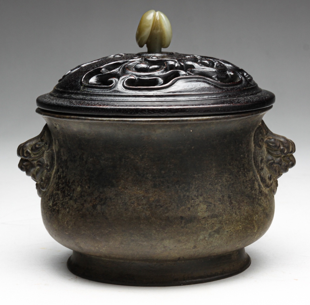 CHINESE BRONZE VESSEL Late 19th early 319e41