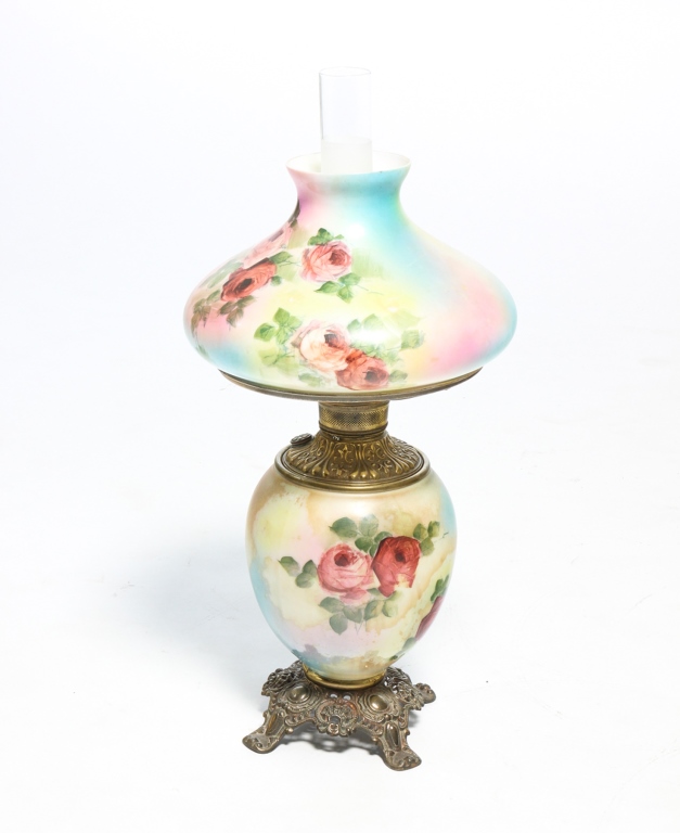 AMERICAN VICTORIAN PARLOR LAMP.