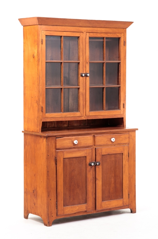AMERICAN TWO PIECE STEP BACK CUPBOARD  319e76