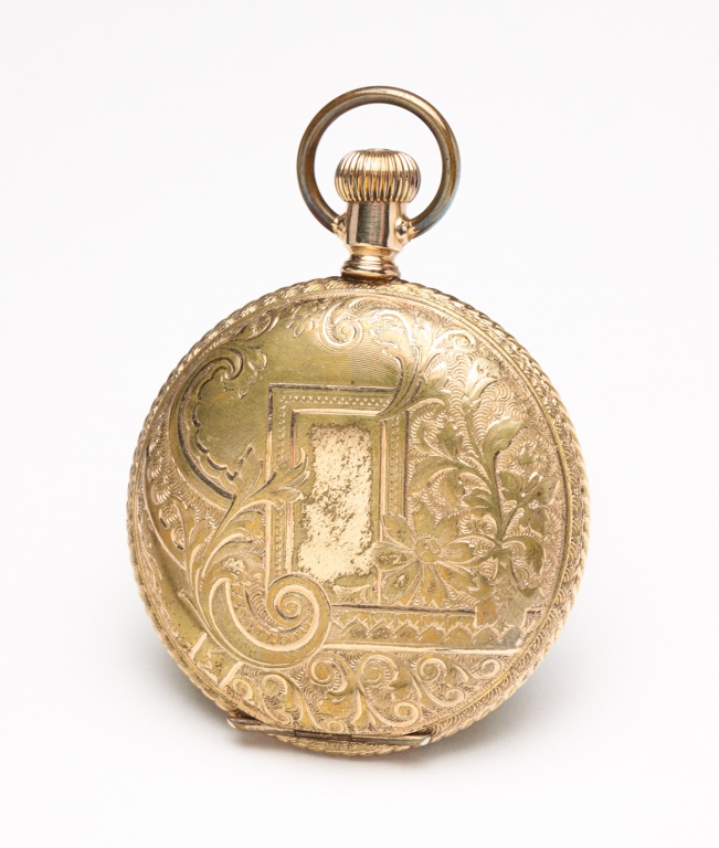 ELGIN HUNTING CASE POCKET WATCH.