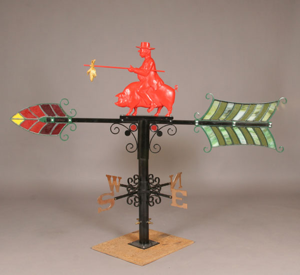 Large contemporary weather vane;