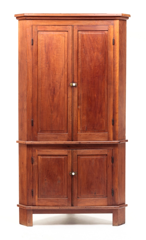 AMERICAN COUNTRY CORNER CUPBOARD  319f9a