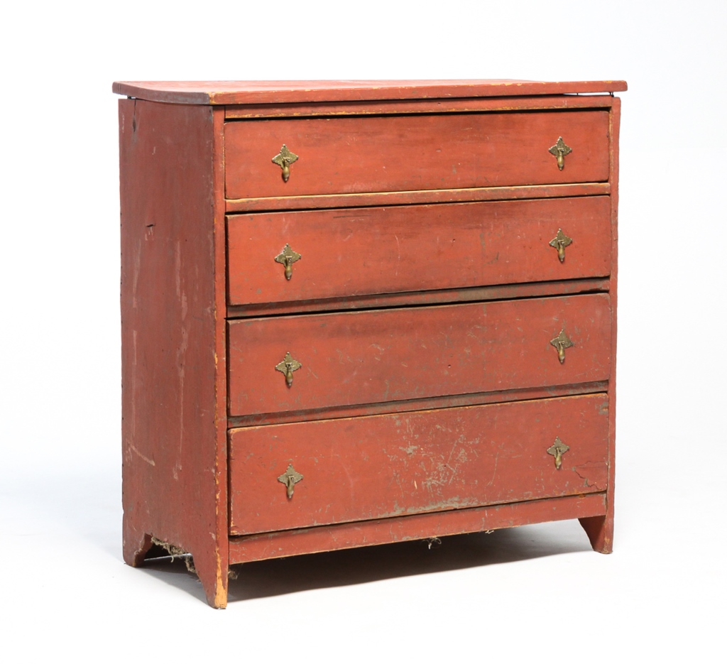 AMERICAN COUNTRY PAINTED CHEST  319fc8