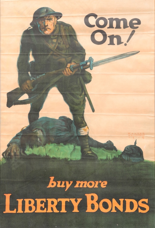 WORLD WAR I LIBERTY BONDS POSTER.