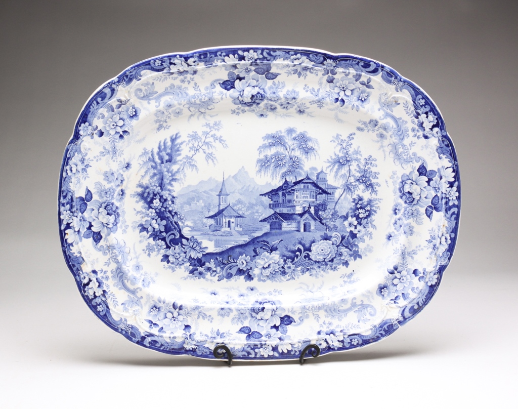 MINTON GENEVESE BLUE TRANSFERWARE 319ffc