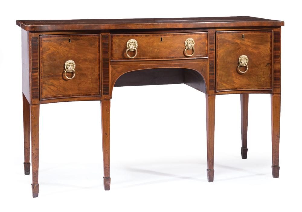 GEORGE III INLAID MAHOGANY SIDEBOARDGeorge 31a04d