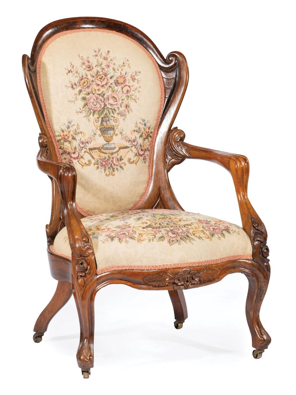 ROCOCO CARVED AND LAMINATED ROSEWOOD