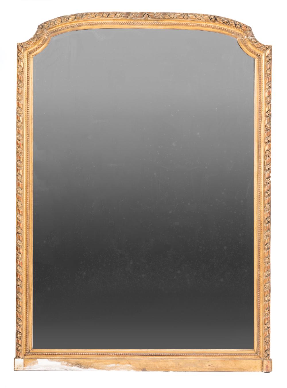 CONTINENTAL CARVED GILTWOOD MIRRORContinental 31a138