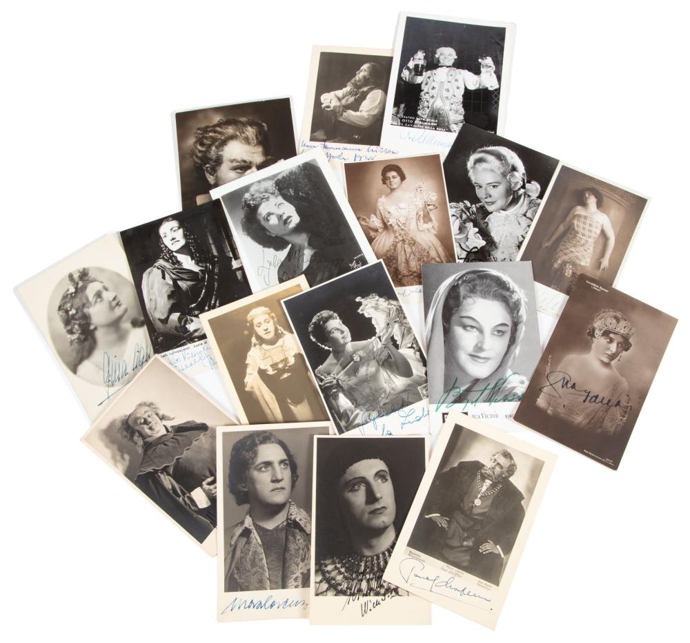 AUTOGRAPHED POSTCARDS AND PHOTOGRAPHS