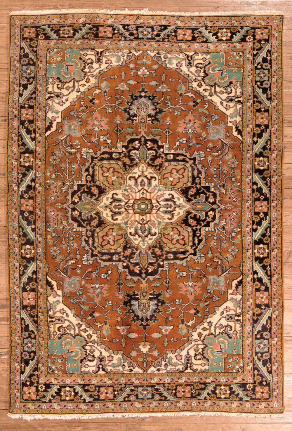 KIRMAN CARPETKirman Carpet , rust and