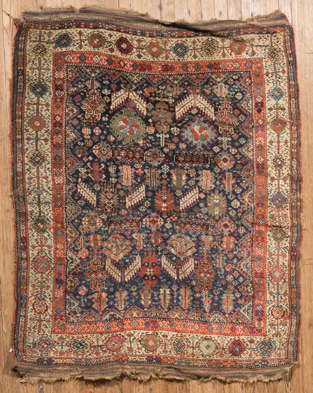 ANTIQUE CAUCASIAN CARPETAntique 31a18b