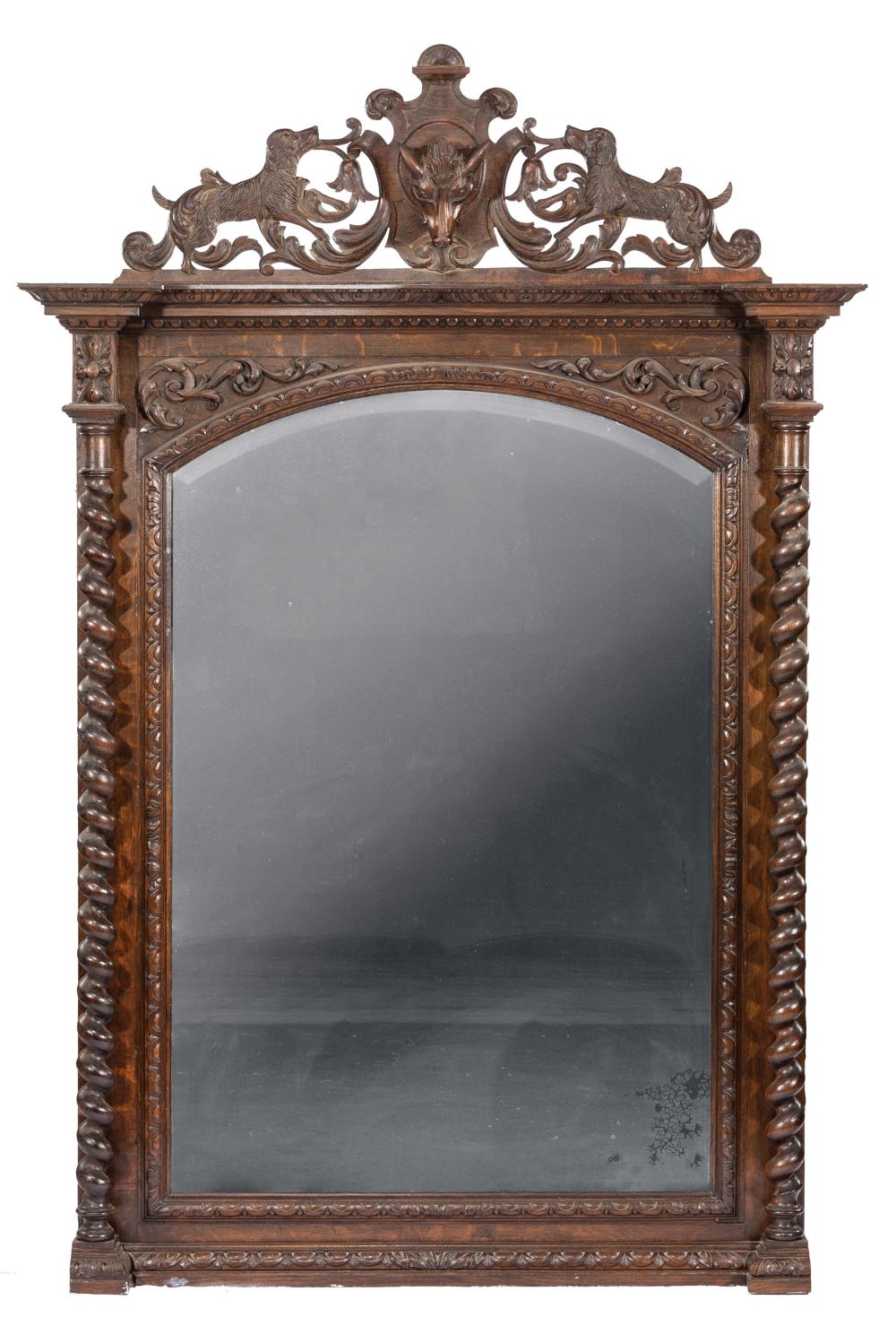 AMERICAN RENAISSANCE CARVED OAK