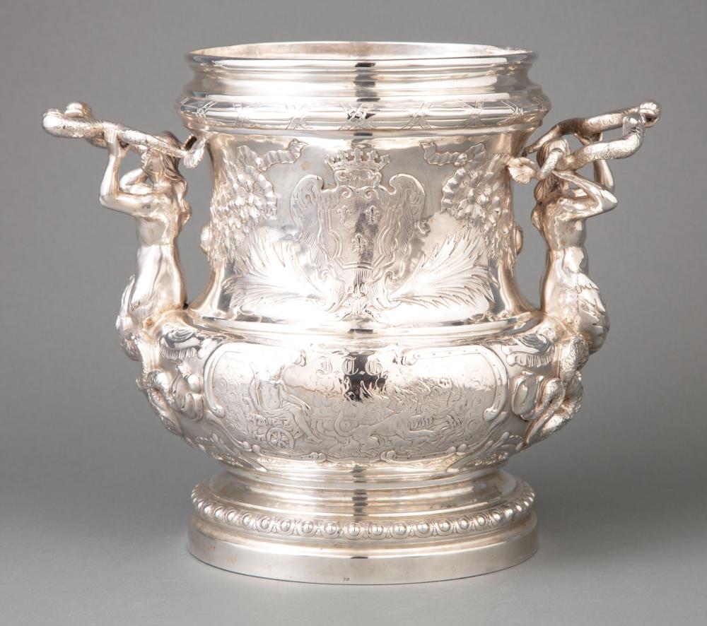 GEORG ROTH & CO. SILVER WINE COOLERContinental