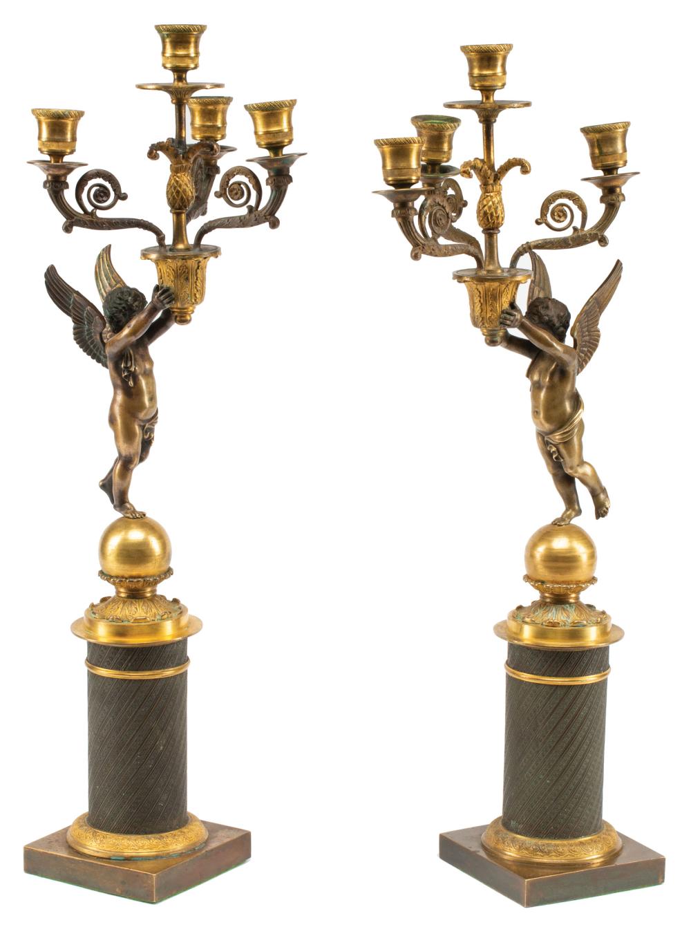 NAPOLEON III GILT AND PATINATED 31a381