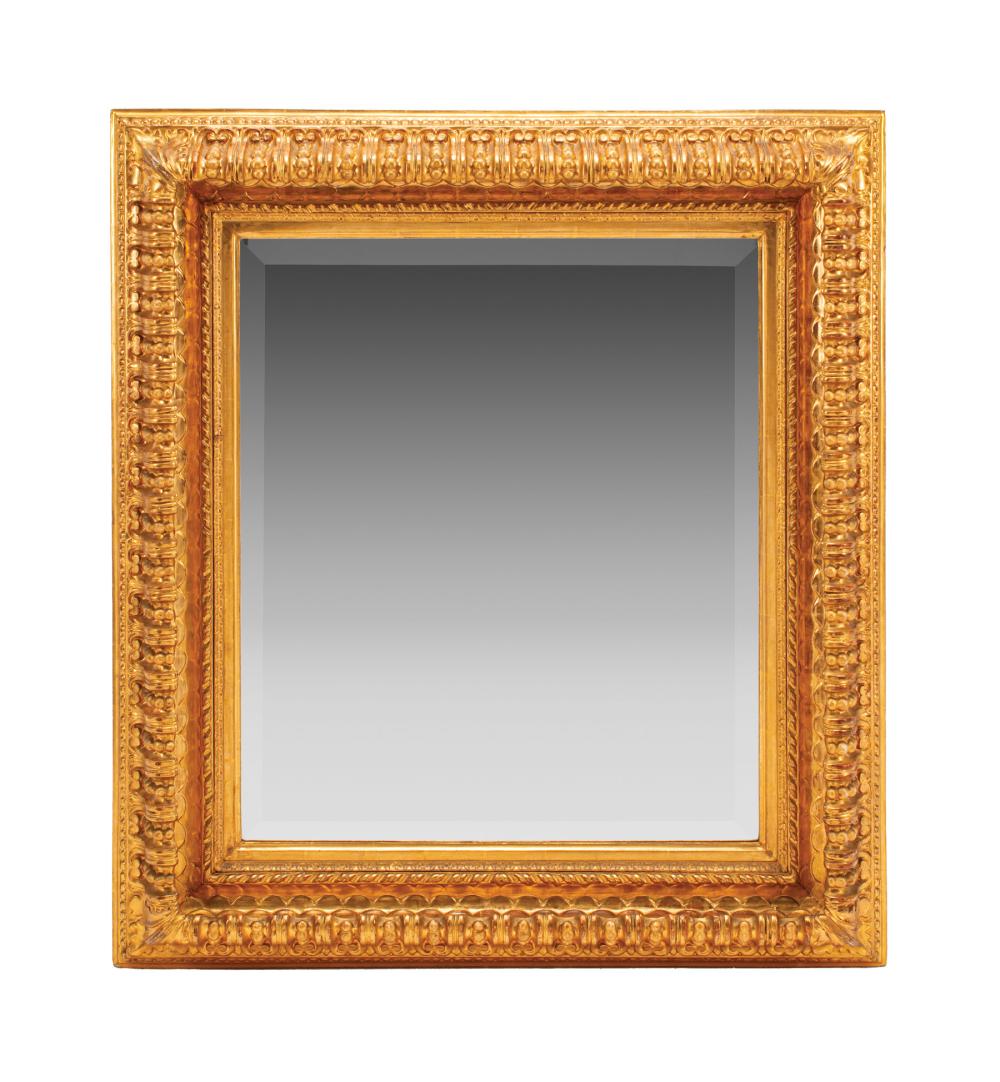 FRENCH CARVED AND GILT MIRRORFrench 31a399