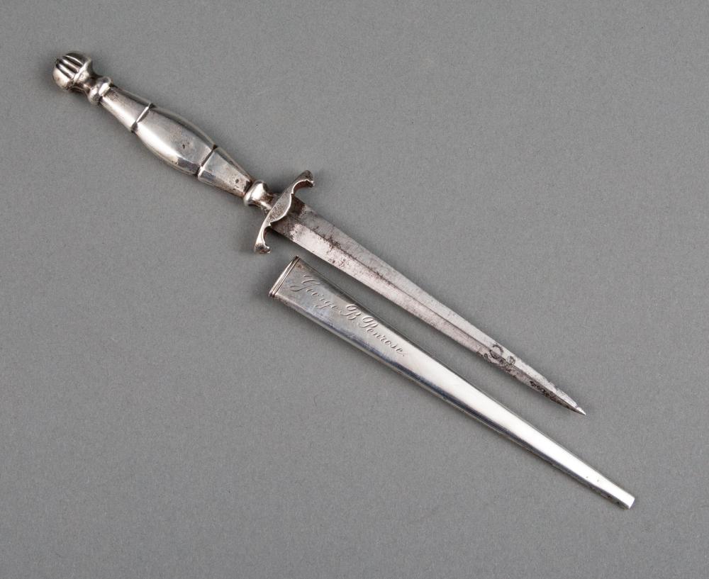 SILVER MOUNTED NAVAL DIRK OWNED 31a3f8