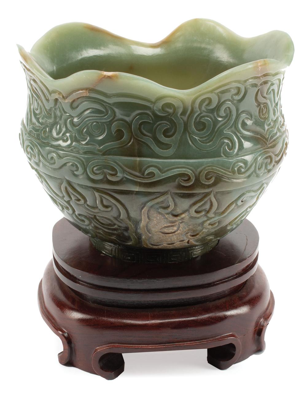 CHINESE CELADON AND RUSSET JADE 31a421