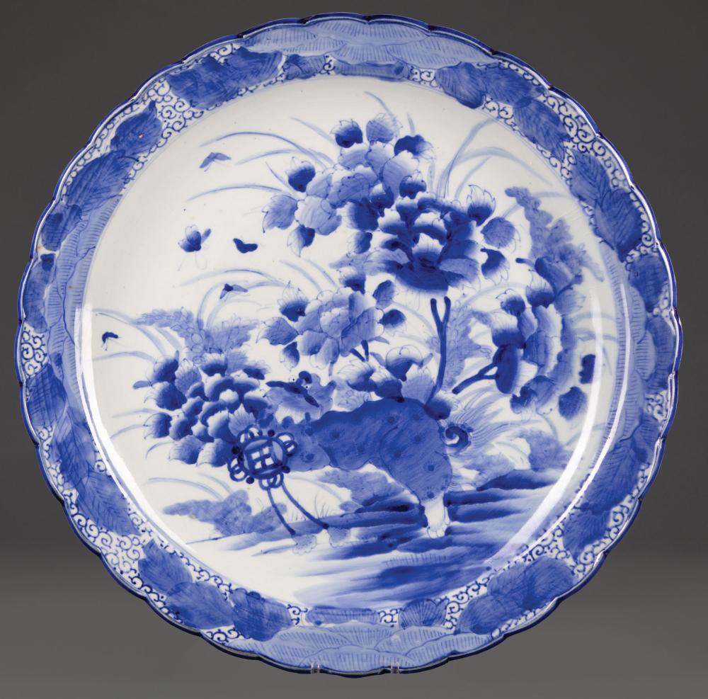 JAPANESE ARITA BLUE AND WHITE PORCELAIN