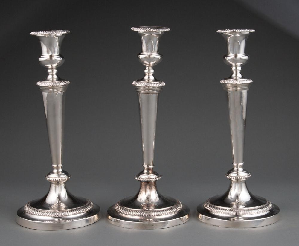 FOUR ANTIQUE ENGLISH SILVERPLATE
