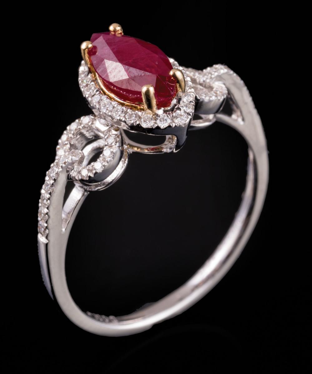 WHITE AND YELLOW GOLD RUBY AND 31a51a