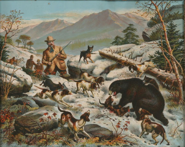 "The Bear at Bay", Western winter
