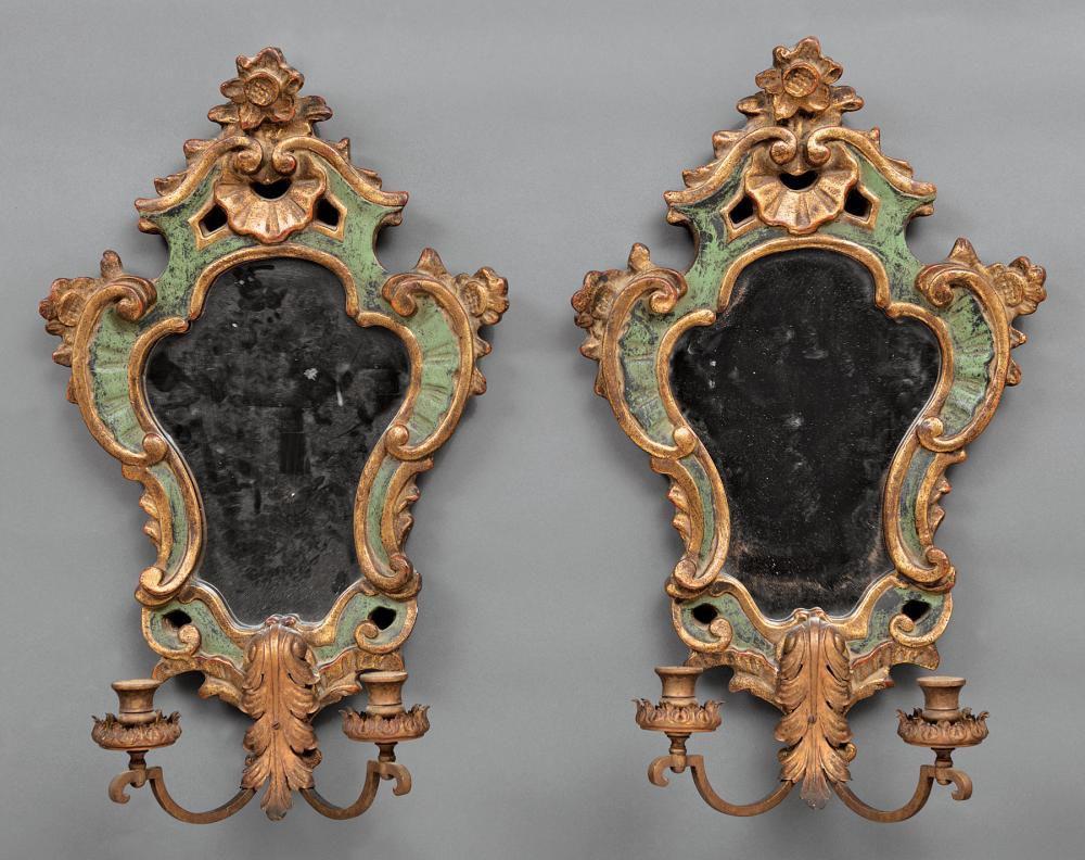 ITALIAN GREEN PAINTED PARCEL GILT 31a53e