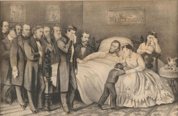 Currier & Ives print, Death of President