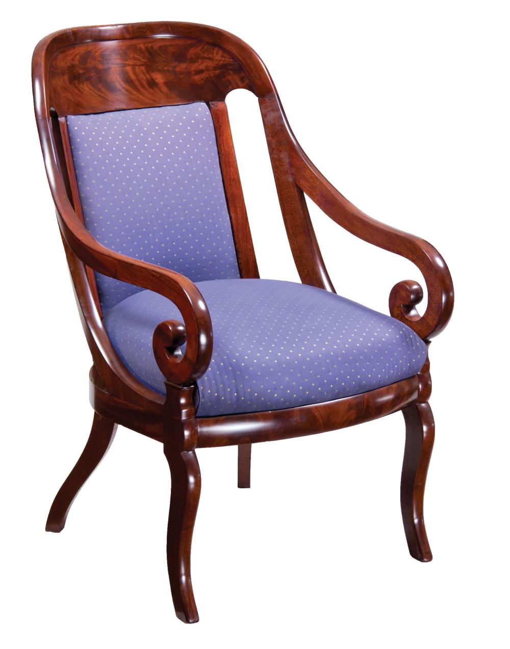 AMERICAN CLASSICAL MAHOGANY GONDOLA