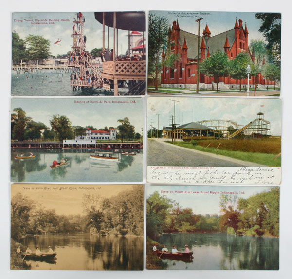 Lot of 18 postcards from Indianapolis  4f6ff