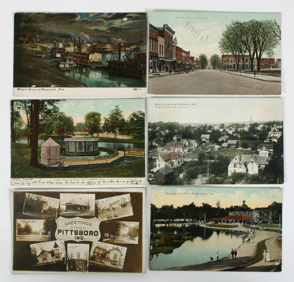 Lot of 65 postcards from Indiana 4f700