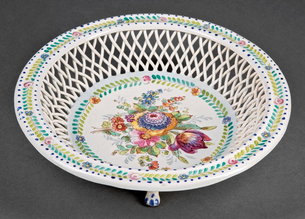 SEVRES SOFT PASTE PORCELAIN BASKETSevres