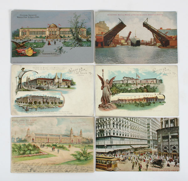 Lot of 150 postcards from Midwestern 4f705