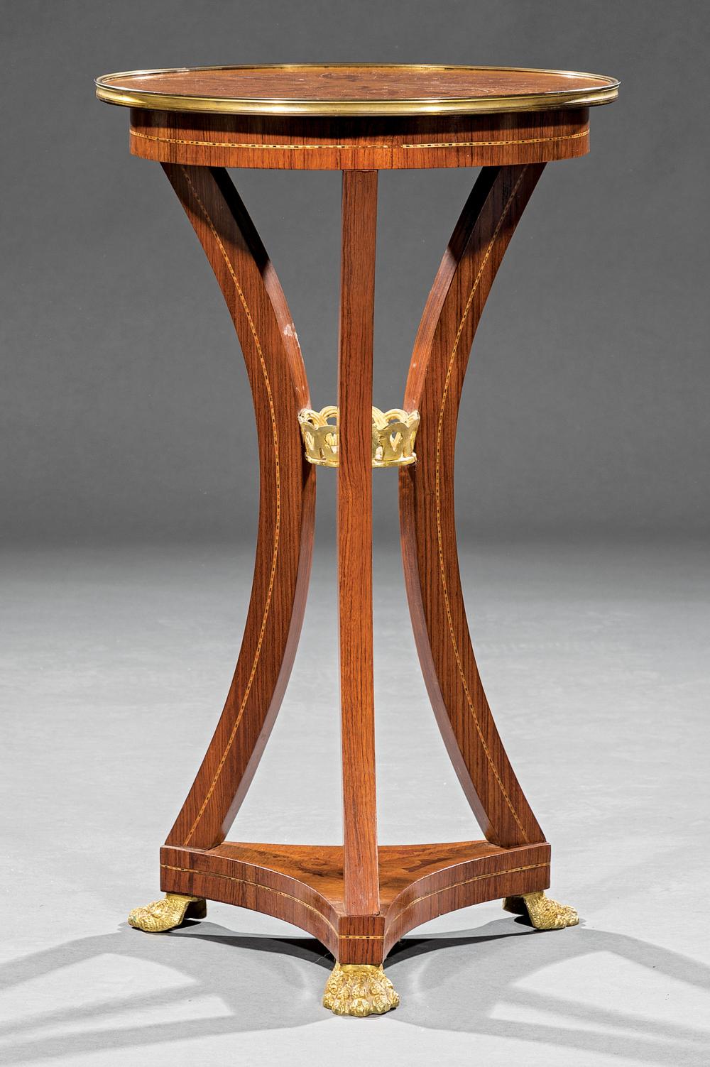 MARQUETRY, KINGWOOD, GILT METAL-MOUNTED