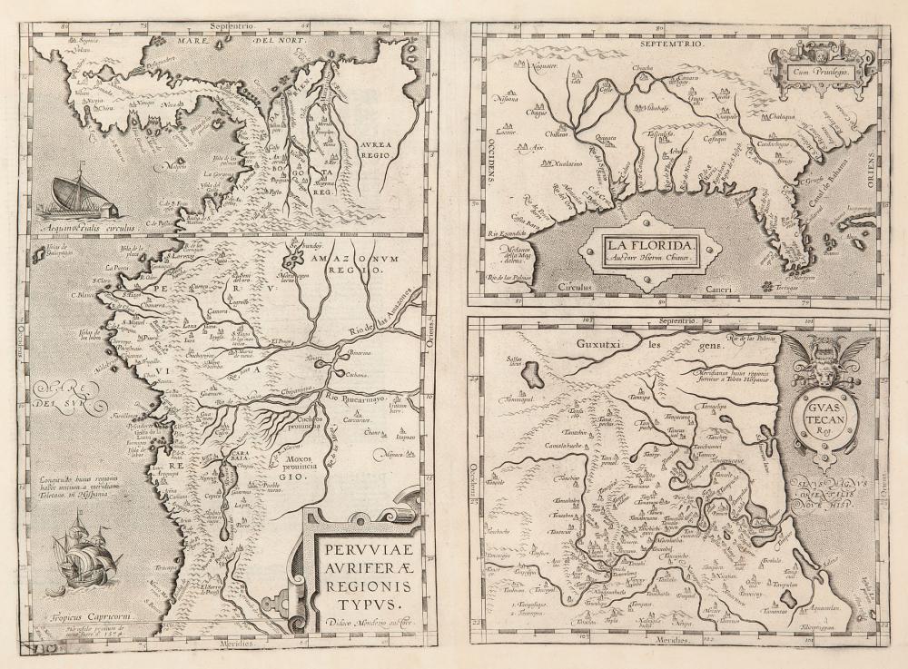 ABRAHAM ORTELIUS, 1598, MAPAbraham