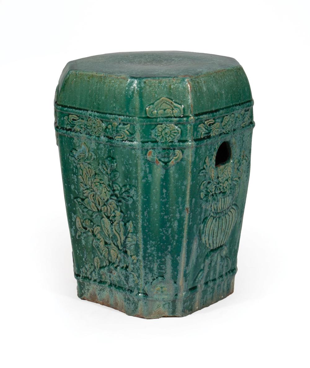 CHINESE GREEN GLAZED POTTERY GARDEN 31ce0d