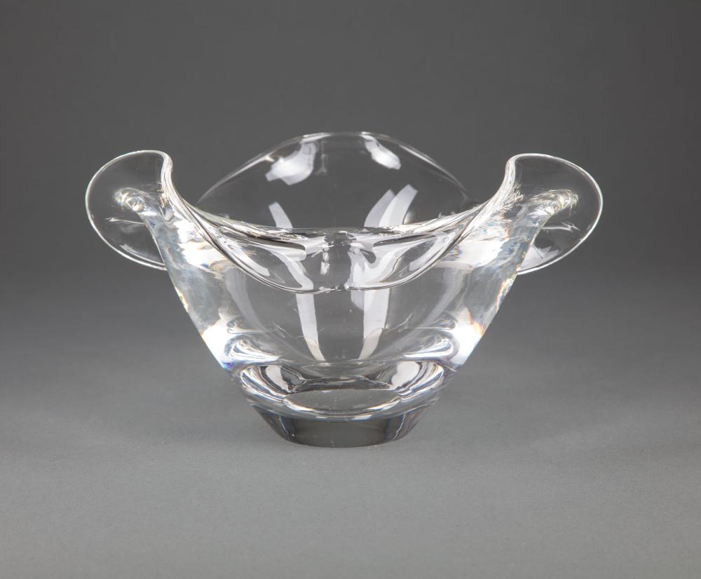 STEUBEN GLASS IRIS BOWLRare Steuben