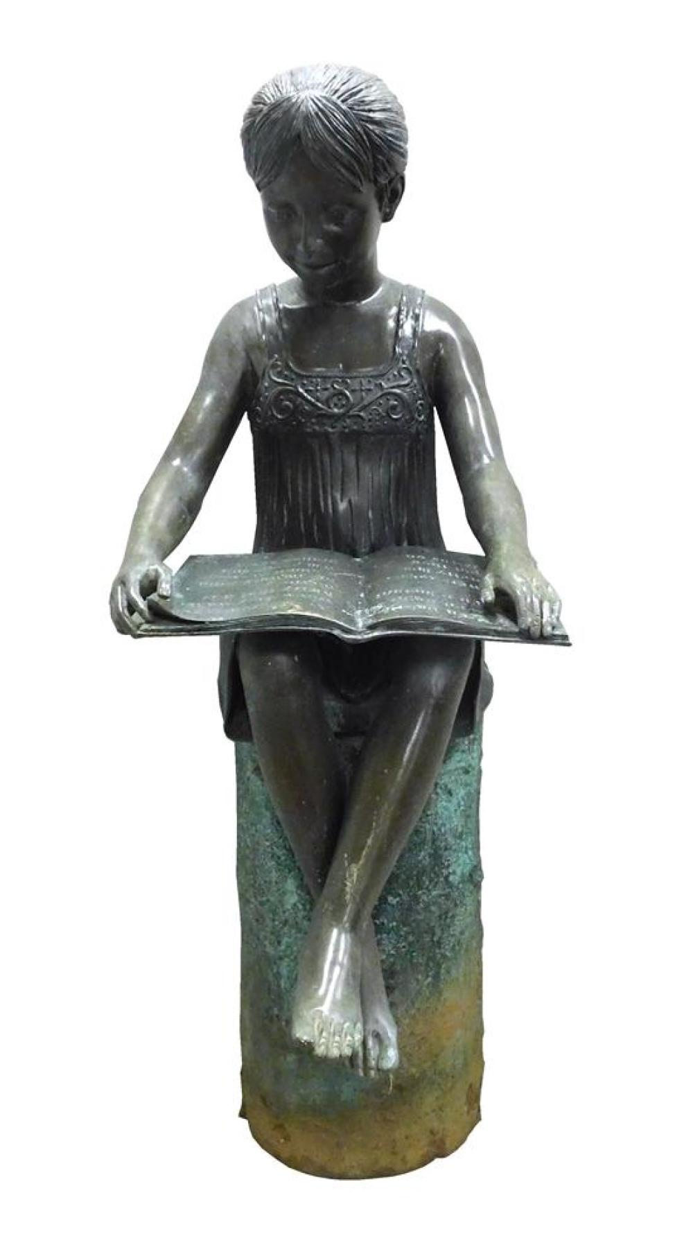 GARDEN: LEONARDO ROSSI (20TH C.), BRONZE