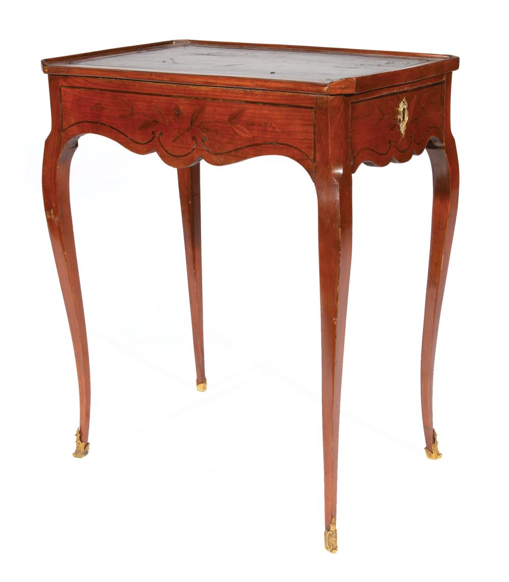 LOUIS XV STYLE FRUITWOOD SIDE TABLELouis 31cf8a