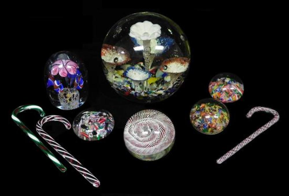 GLASS: EARLIER PAPERWEIGHTS, ITALIAN,