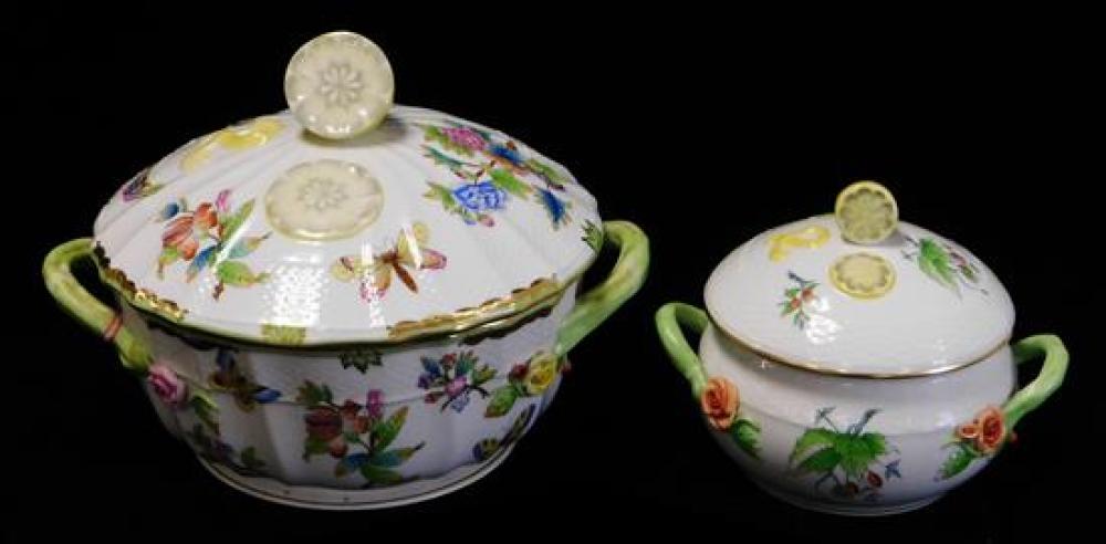 CHINA TWO HEREND TUREENS WITH 31d045