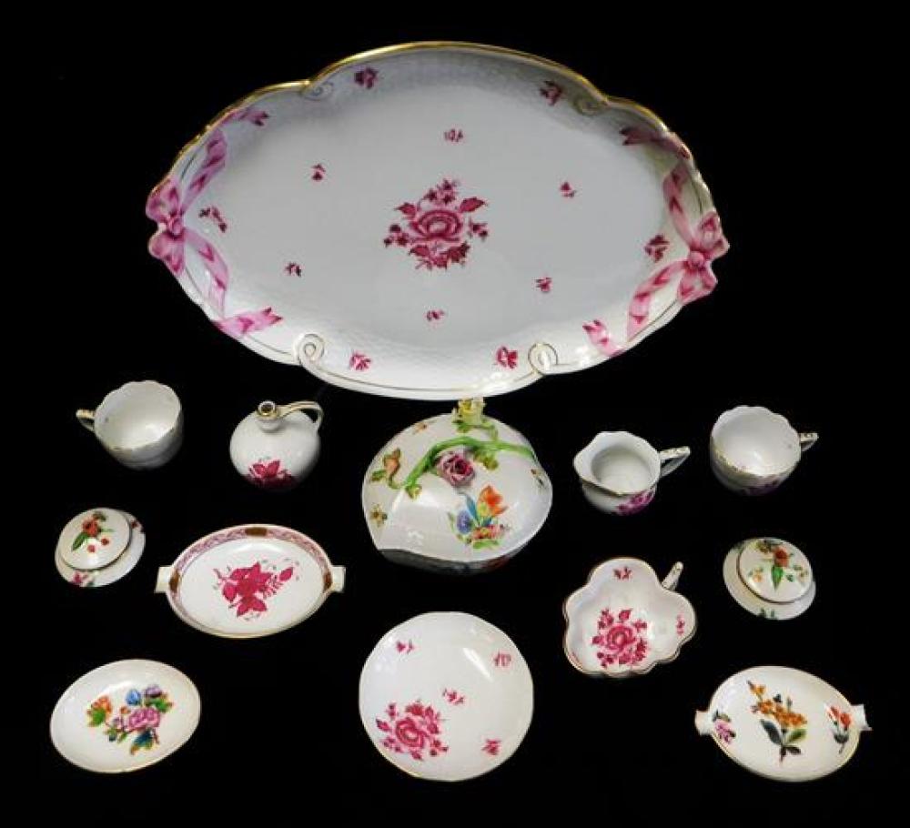 CHINA HEREND PORCELAIN INCLUDING 31d052