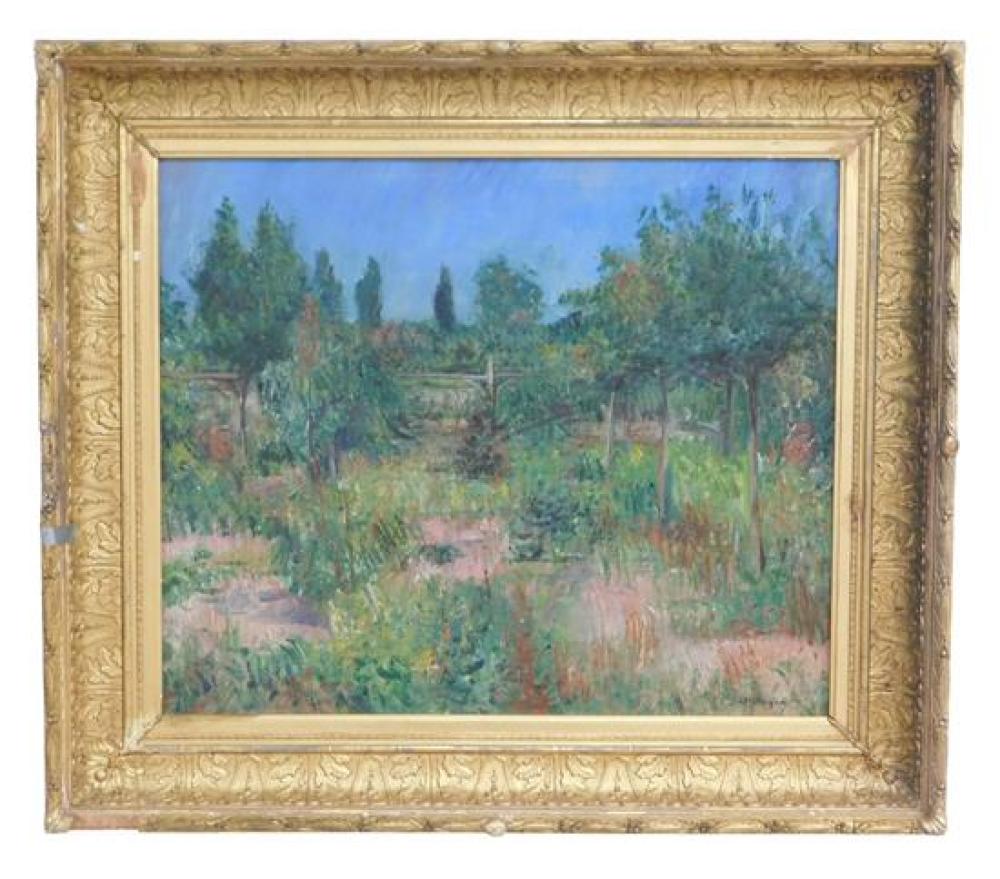 OIL ON CANVAS 19TH 20TH C IMPRESSIONISTIC 31d08b