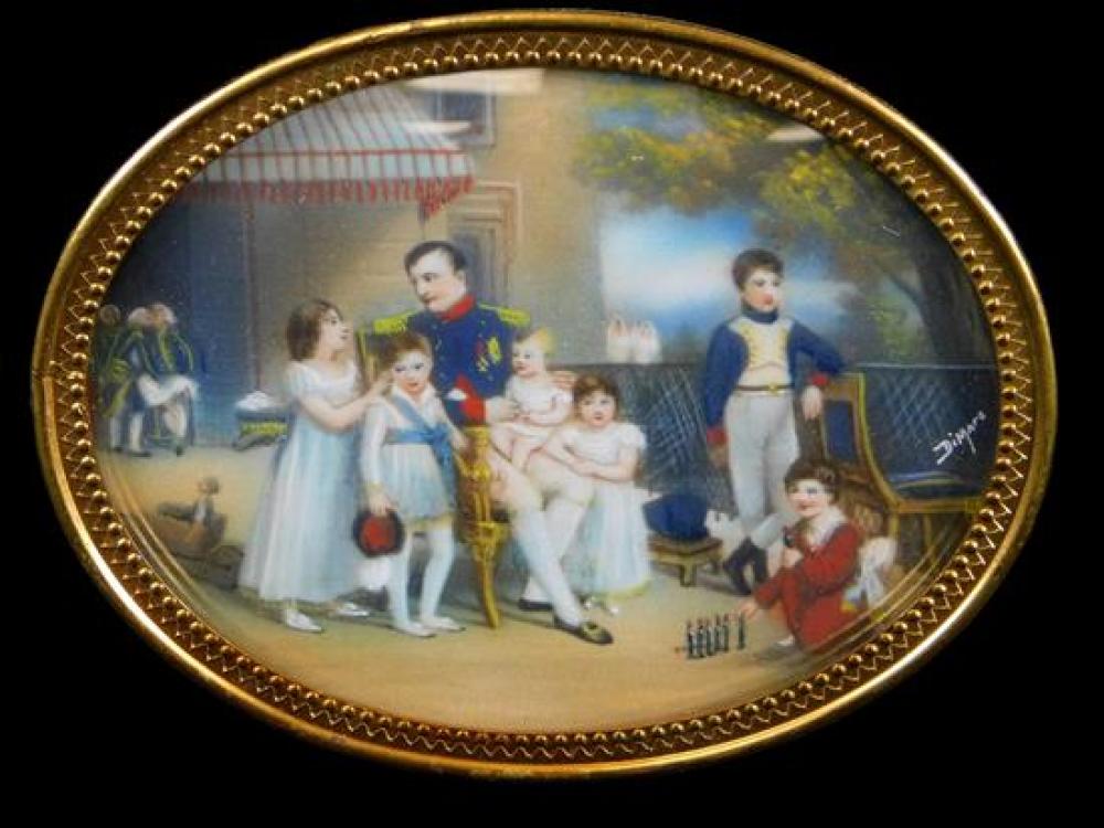 MINIATURE VIGNETTE OF NAPOLEON